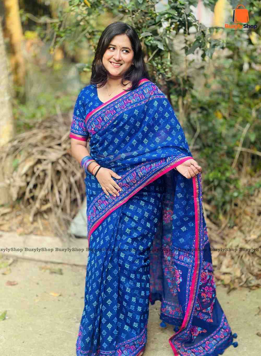 Blue Silk Saree