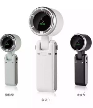 Portable Turbo Mini Fan – Rechargeable Foldable Cooling Fan (5 Speed)